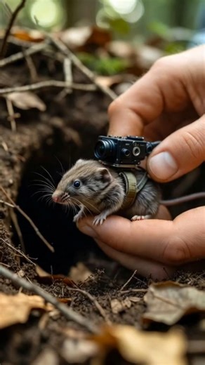 What’s Inside a Shrew Nest? 🐀 (Micro POV) #aiwildlife #pov #animals