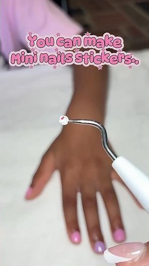 I Made My Own Hello Kitty Nail Stickers