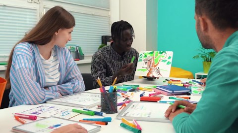 ARTEZA Dry Erase Markers Bulk Pack of 52, 12 Assorted Colors, Low-Odor Ink Whiteboard Pens with Chisel Tip, Office Supplies for Classroom, Home & Teachers