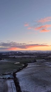 Sun rising over a snowy Tullow with Mount Wolseley golf course looking like a wintry wonderland. | Carlow Weather