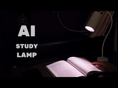 AI study lamp that improves focus
