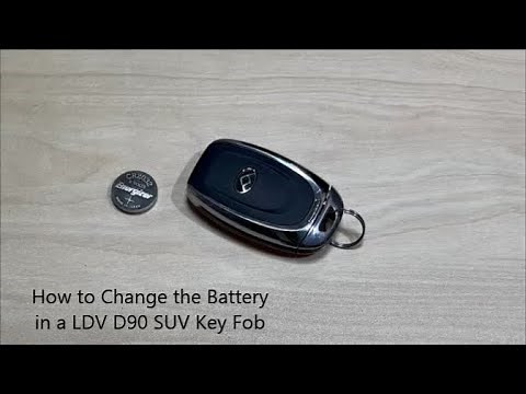 How to Change the Battery in a 2023 LDV D90 Key Fob