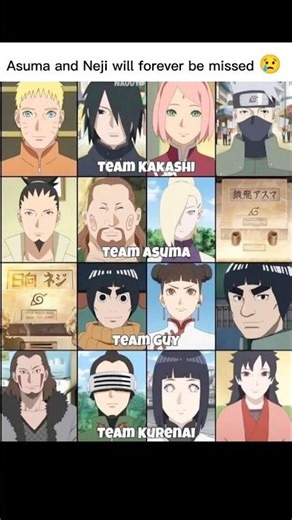 All Naruto Teams Reunited 😳🔥#kakashi #guy #anime #death #fypシ