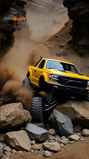 🔥Yellow RC Truck Extreme Off-Road Survival Challenge! #YellowRCTruck #ExtremeRC #rctruck #dirtrushrc