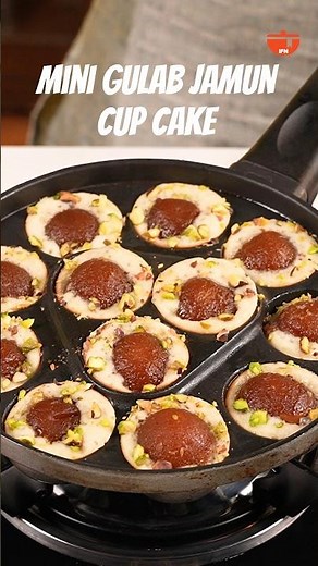 Best Gulab Jamun Cup Cake Recipe Ever | Diwali Special Sweets Recipe | #shorts