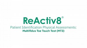 ReActiv8 Patient Identification Physical Assessments: Multifidus Toe Touch Test