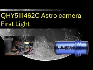 Episode8: QHY5III462c planetary astrophotography color camera first light of the moon
