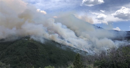 Spring Creek Fire burning south of Parachute nears 50% containment