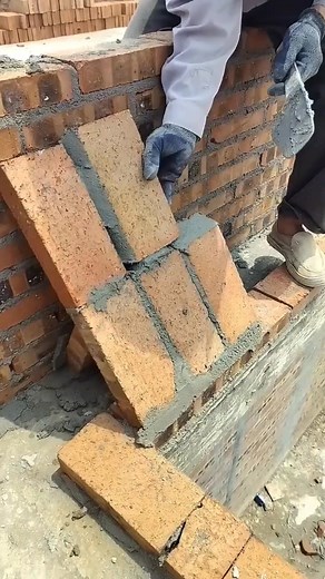 160K views · 435 reactions | Bricklaying method for eaves slope | science.enthusias | Facebook
