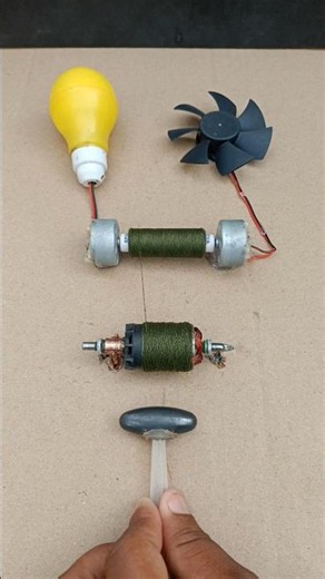 magnetic DC power project | चुंबकीय आकर्षण क्षेत्र द्वारा घर पर जनरेटर से बिजली बनाने का प्रोजेक्ट