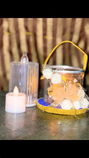 DIY! Ramadan lantern idea✨#diy #ramadan #craft #shortsfeed #handmade #shorts #diylamp #lantern