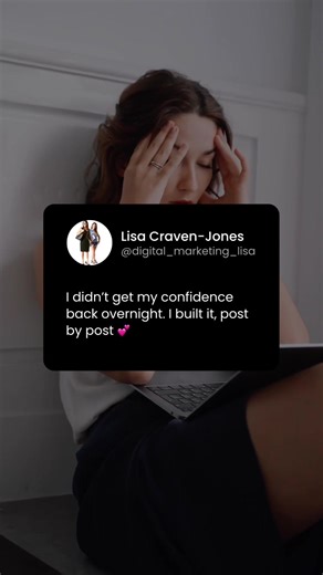 Confidence isn’t a switch — it’s a series of tiny moments. Every time you show up, every time you say “yes” to growth, you’re proving you can. And that’s how you become her. 👉 Save this if you’re in your “building confidence” season 🪷. #digitalmarketing #busymumlife #workingmum #confidence #confidencebuilding