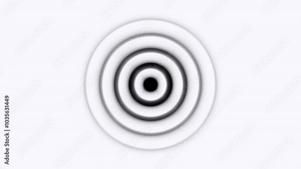 Abstract radio waves and radar screen background animation. Radio waves background animation and Expanding graphics. Radio wave signal animated background.. 4k video.