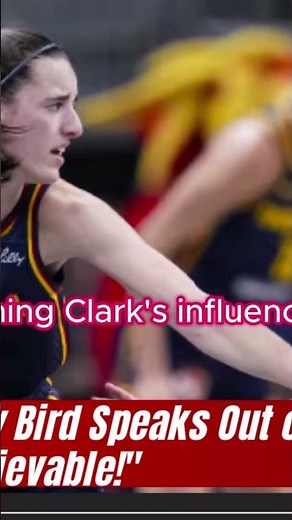 "Larry Bird Speaks Out on Caitlin Clark – Unbelievable!"