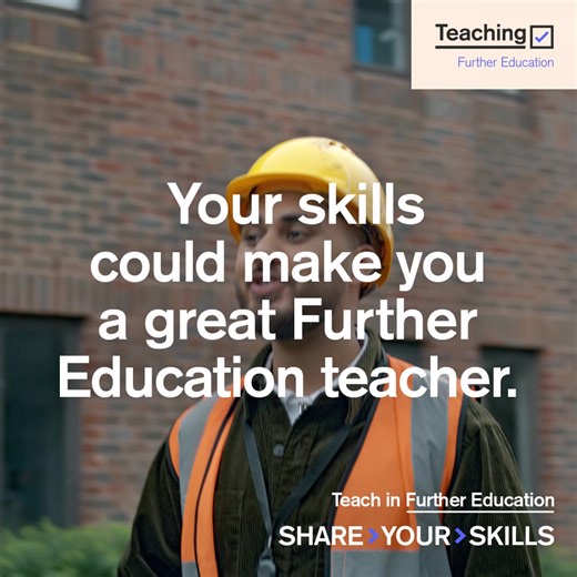Want to change lives without changing your career? If you have real world engineering experience and a passion for your sector, you already have what it takes to teach in further education. #ShareYourSkills by teaching part-time in FE. Register for our webinar to find out more: https://bit.ly/48F7Nd7 | Institution of Mechanical Engineers (IMechE)