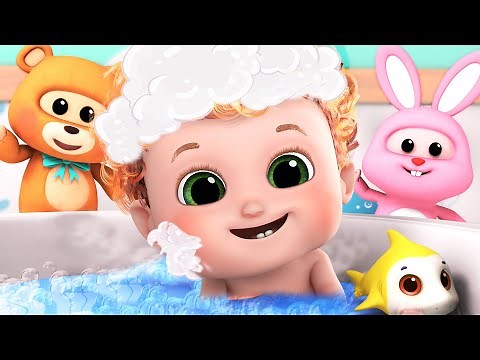 Bath Song | Baby Bath Time | Nursery Rhymes | Kids Songs | Kid Cartoon | Blue Fish 2024