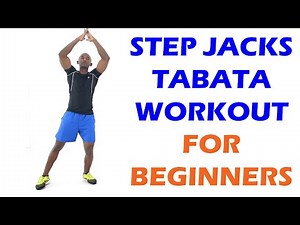 Step Jacks Tabata Workout/ Beginner Standing Tabata Workout No Equipment