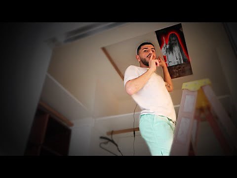 EXPLORING THE ATTIC IN MY HAUNTED HOUSE... *SHOCKING FOOTAGE*