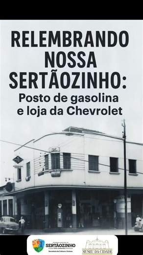 Museus de Sertãozinho on Instagram: "📸 A nossa Sertãozinho de antigamente... E nos dias atuais! (PARTE 2) Semana de aniversário da nossa cidade e nessa segunda publicação trazemos mais um registro da memória da nossa cidade. A fotografia que vemos no vídeo, datada aproximadamente da década de 1940, mostra a esquina das ruas barão do Rio Branco e Antônio Furlan Jr. (Antigamente chamadas Rua Piratininga e Ariró) onde em 2025 funciona a Loja Americanas. Neste local funcionou o Posto de gasolina do
