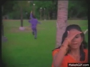 Running around the tree.. on Make a GIF