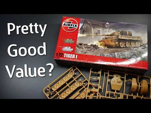A Bit More Detailed Than The Starter Set! Airfix Tiger 1 Scale Model Kit - Unboxing Review