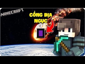 XÂY CỔNG ĐỊA NGỤC BÊN TRONG THIÊN THẠCH TRONG MINECRAFT *MK SURVIVAL TẬP 76*