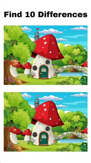 find 10 differences #shorts#findthedifferences#spotthedifference#find#difference