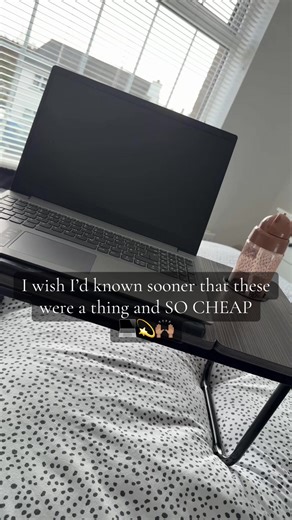A WFH essential 👀🙌🏽 perfect for sitting on the sofa also #laptoptable #laptopdesk #wfh #workfromhome #tiktokmademebuyit