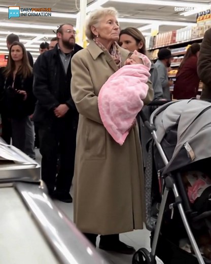I’m 72, and I never thought I’d be raising a baby again. My daughter ran off with her lover six months ago, leaving her baby behind — just two weeks old. The father wanted nothing to do with her. So now it’s just me and Lily. Yesterday, I took Lily to the grocery store. I don’t have anyone to watch her, so I strapped her in the carrier and prayed she’d sleep long enough for me to get what we needed. I grabbed a few jars of baby food, a pack of diapers, and a small piece of turkey breast — my tin