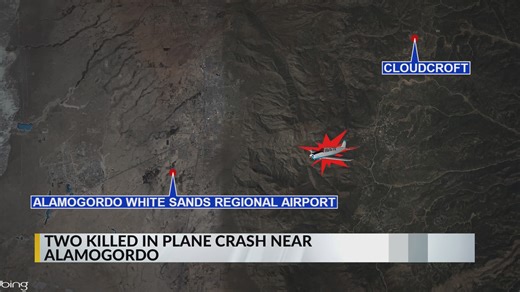 New Mexico State Police: Two people killed in plane crash near Alamogordo