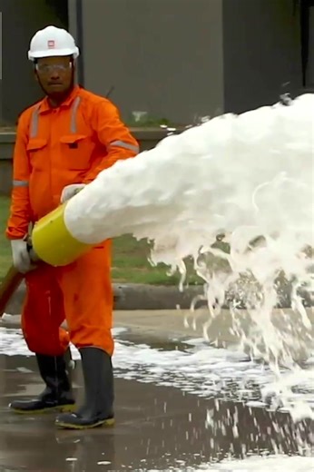 Foam Firefighting Innovation: DIY Extinguisher with Drone