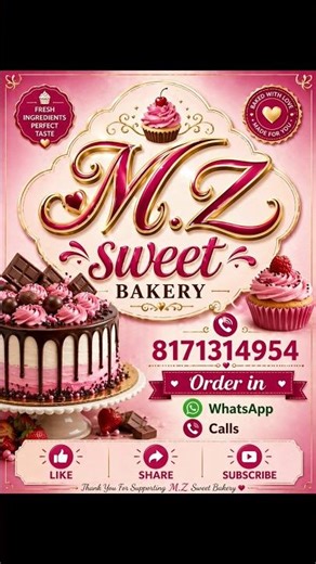 New 2 layer cake design 🔓in #MZsweetbakery