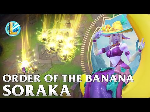 Order of the Banana Soraka Skin Spotlight - WILD RIFT