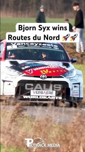 Bjorn Syx takes victory at Routes du Nord #rally #rallye #routesdunord