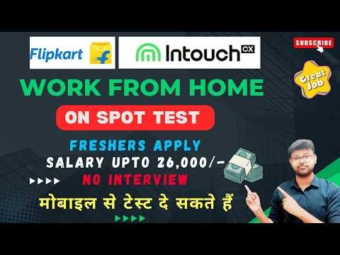 WORK FROM HOME JOBS FOR FRESHERS