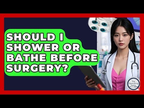 Should I Shower Or Bathe Before Surgery? - The Operating Table