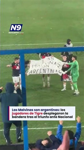 🇦🇷 LAS MALVINAS SON ARGENTINAS: TIGRE DESPLEGÓ LA BANDERA TRAS EL TRIUNFO ANTE NACIONAL