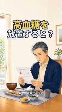 血糖値が高いまま続くと？知らないうちに起こる5つの影響