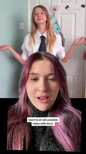 Reacting to an Old YouTube Video with Emily Jade | Sevensupergirls