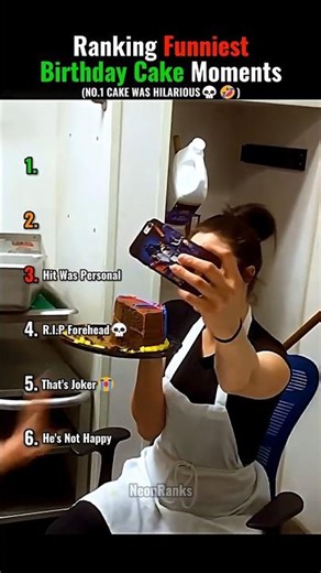 Ranking Funniest Birthday Cake Moments😭