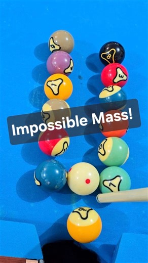 🇬🇧 When physics turns into pure magic Advanced masse, perfect deflection, insane backspin... The cue ball goes around, comes back, and pockets the middle ball You don't see shots like this every day. Would you even try this? 🇫🇷 Quand la physique décide de faire le show Massé avancé, déviation parfaite, retour arrière impossible... La blanche contourne, revient et pocket la bille du milieu Un trikshot que tu ne verras pas deux fois. Tu pensais que c'était impossible ? #trickshot #billiards #m