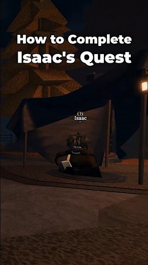 How to Complete Isaac's Quest In Roblox The Forge #roblox