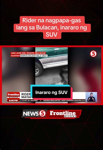 Rider Killed in SUV Collision at Bulacan Gas Station