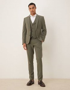 ASOS DESIGN khaki skinny fit suit | ASOS