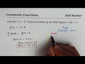 Strategy to Find Components of Composite Linear Function