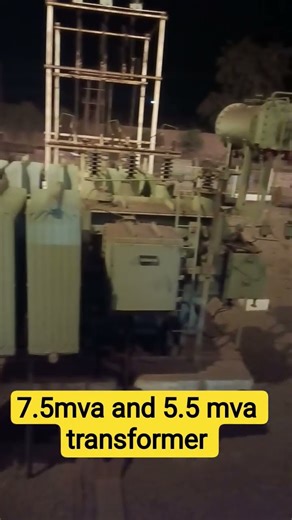 7.5 MVA AND 5.5 MVA TRANSFORMER #tranding #electricalindia #shorts #short #shoertsfeed ##viralshort