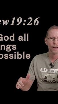 Toothpick magic trick: Everything is possible when you trust God.