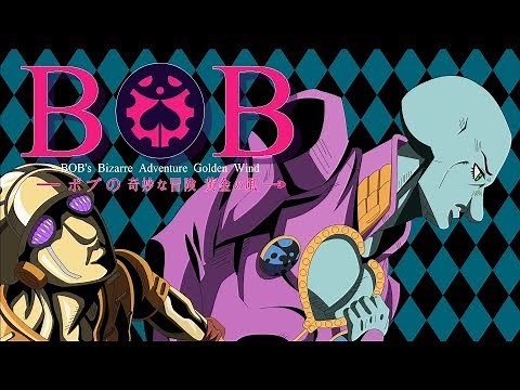 The SpongeBob SquarePants Anime OPENING Bob's Bizarre Adventure Golden Wind (Original Animation)