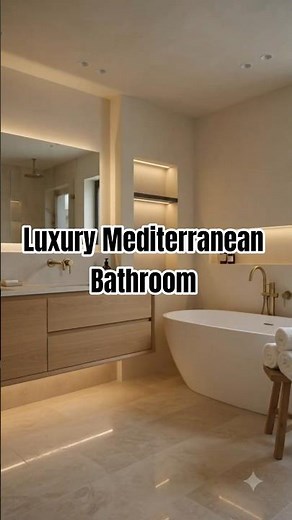 Luxury Mediterranean Bathroom Renovation | Spa-Inspired Resort Bathroom Transformation