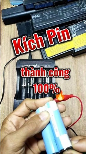 Hướng dẫn kích Pin Laptop cũ thành công cao